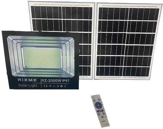 Rixime RZ-JBP 200W : Projecteur Solaire LED Puissant