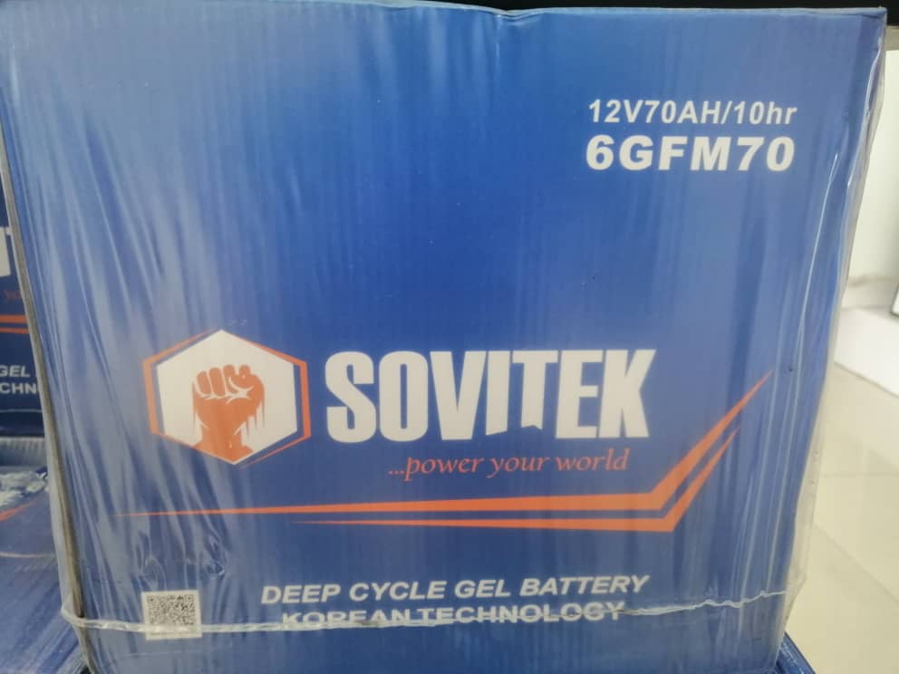 SOVITEK Batterie GEL 12V 70Ah