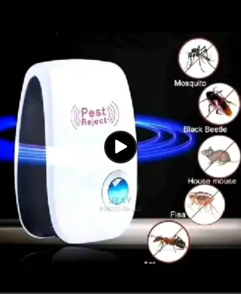 Répulsif Électronique Anti-Insectes & Rongeurs – Pest Reject Ultrasons