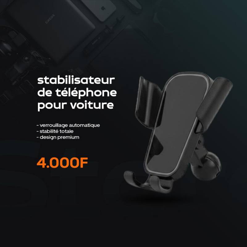 Stabilisateur de téléphone pour voiture