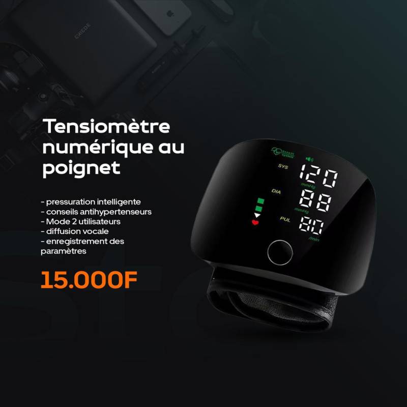 Tensiomètre numérique au poignet